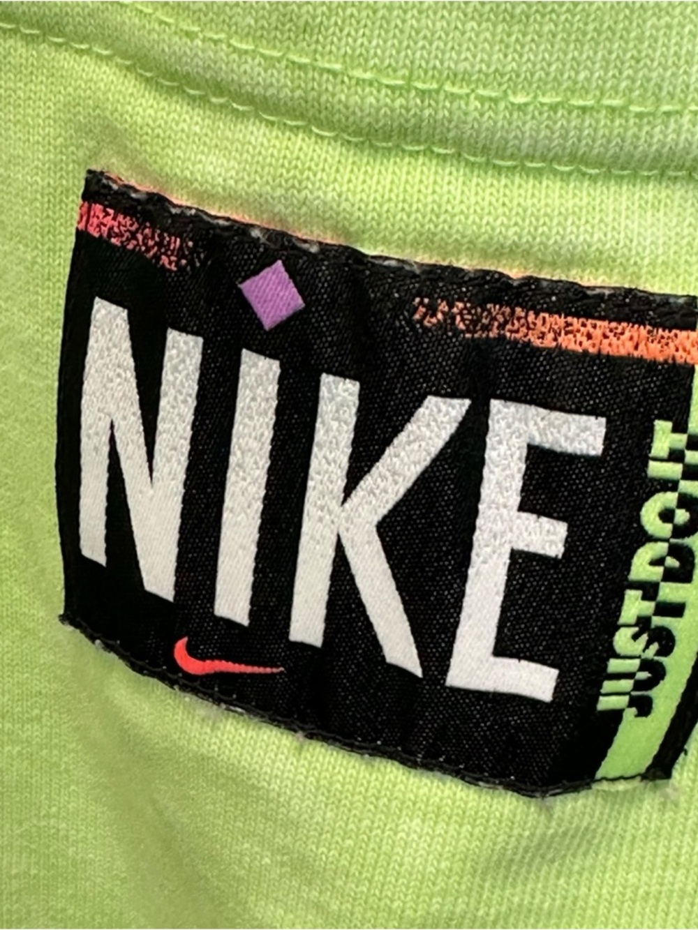 🌷Nike Sportswear T-Shirt Dress in Neon Lime - Picture 3 of 7